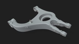 The suspension arm of a Porsche car porsche, arm, suspension, party, automotive, original, auto, lever, reverse-engineering, reverseengineering, engeneering, design, car, industrial, autopart