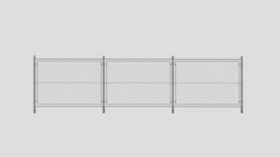 Chain Link Fence scene, fence, link, mesh, element, security, module, outside, site, res, metal, parking, chain, lot, components, realisitc, chainlink, render, architecture, 3d, street, polygon, construction, wall