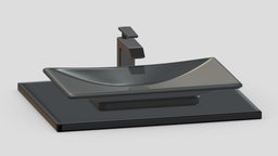 TOTO Waza Noir Cast Iron Lavatory room, modern, bathroom, bath, cast, shower, nexus, classic, toilet, tub, vr, ar, toto, rest, iron, freestanding, restroom, clayton, toilets, soaker, 3d, design, air, concept, interior, washlet, amies