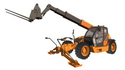 Telescopic Handler lift, truck, pallet, warehouse, generic, forklift, loader, fork, equipment, tractor, cargo, elevator, crane, utility, telescopic, handler, fork-lift, logistic