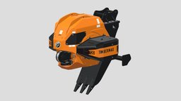 TimberMAX T20 track, excavator, work, digger, heavy, transport, road, timber, build, loader, mounted, crawler, tractor, max, machine, winch, tracked, hydraulic, components, 3d, vehicle, engineering, industrial, x-machine