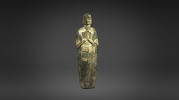 Kashyapa standing, india, statue, museum, sage, guimet, francecollections, hinduism, kasyapa, rishi, rigveda, sculpture, noai