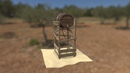 Barrel barrel, wine, west, barril, beer, modeling-maya, oeste, 3d-design, maya2018