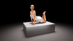 Becky france, paris, , bodyscan, , , realistic, woman, scan3d, sensual, fullbodyscan, parisian, scanstudio, figurativeart, figurativesculpture, see-through, metashape, girl, skin, nuisette