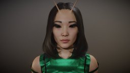 Mantis marvel, asian, avengers, woman, mantis, guardiansofthegalaxy, guardians-of-the-galaxy, girl, blender, blender3d, female