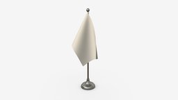 Decorative desk flag short short, flag, figure, desk, country, government, decorative, national, fabric, banner, 3d, pbr