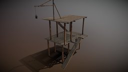 Post-Apocalyptic Tower tower, post-apocalyptic, noai
