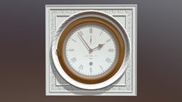 R.M.S. Nomadic Clock titanic, wooden, clock, vintage, furniture, props, sinking, iceberg