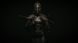 · ACARDIAC · (NVIDIA STUDIO SESSION) leather, heart, b3d, creepy, dress, nvidia, mask, woman, charactermodel, womancharacter, marvelousdesigner, substancepainter, character, blender, blender3d, substance-painter, zbrush, characterdesign, dark, nvidia-rtx