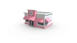 Coffee Shop (Low Poly) appartment, coffee, buildings, floor, bulding, store, game-art, cityscene, places, game-assets, coffeeshop, architecture, low-poly, game, city, shop, city-props, city-assets, coffeebar, noai