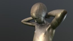 Bathing – Jaroslav Hladký, Prague czech, prague, czechoslovakia, realitycapture, photogrammetry, art, sculpture