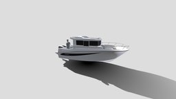 Barracuda fish, yacht, navalarchitecture, tender, fishingboat, yachting, fishing-boat, boatmodels, ship, boat, walkaorund, limotender