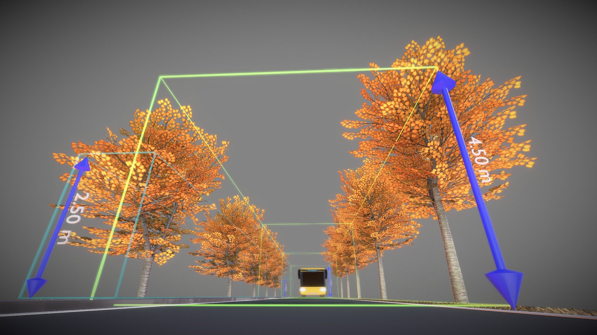 Diese Szene zeigt unseren Lindenbaum mit Zuschnitt 

für LKW/Bus (4.5 Meter) und Gehweg (2.50 Meter) 

im Herbst.

Aus dem VIS-All-3D Baum Module 4.

Alles wurde modelliert, texturiert und animiert in Blender.

Erstellt von 3DHaupt.



This scene shows our lime tree with cuttings

for truck / bus (4.5 meters) and walkway (2.50 meters)

measured from the ground upwards.

From the VIS-All-3D Tree Module 4.

Everything was modeled, textured and animated in Blender.



 

 - Linden mit Zuschnitt für LKW und Gehweg - Herbst - Buy Royalty Free 3D model by VIS-All-3D (@VIS-All) 3d model