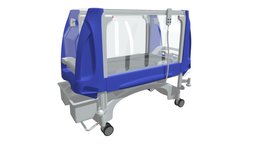 Pediatric Medical Hospital Bed bed, baby, kid, life, child, crib, equipment, hospital, medicine, nursery, weight, infant, newborn, natal, pediatric, cradle, prenatal, incubator, medical, premature