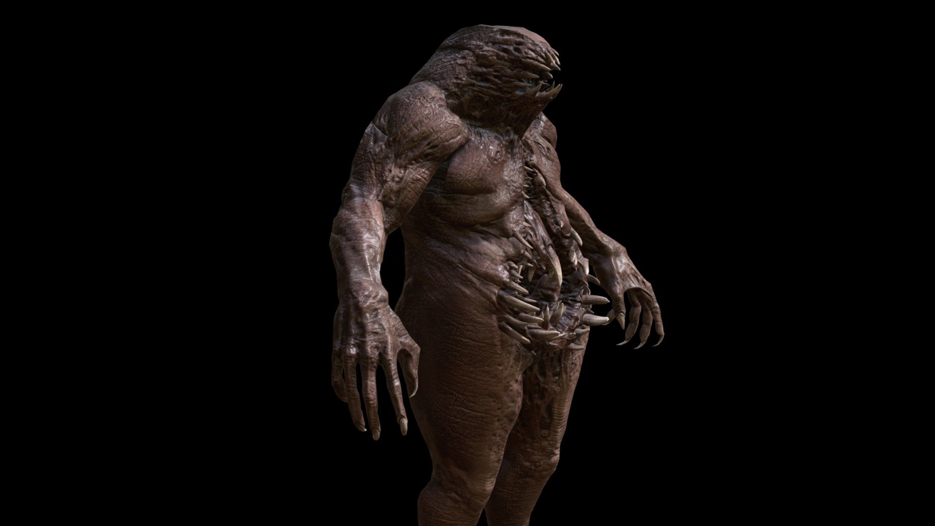 Low-poly model of the character MutantZ6
Suitable for games of different genre: RPG, strategy, first-person shooter, etc.
In the archive, the basic mesh (fbx and maya)

Textures pack map 4096x4096
three skins 
3 materials
10 textures
Extra Bones
jaw

Attention
The model is loaded and works in unreal engin 5 , But the skeleton has a structure from unreal engin 4 , be careful and consider this point

faces 10839
verts 9836
tris 19336 - MutantZ6 - Buy Royalty Free 3D model by dremorn 3d model