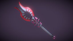 Disgaea Spear spear, hd, fbx, disgaea, hdr, weapon, pbr