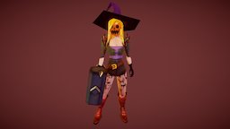 Pestilence Witch pestilence, lowpoly, witch, fantasy, halloween