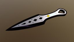 Wraiths Kunai fanart, videogame, wraith, apex, kunai, hardops, boxcutter, fanart3d, blender, blender3d, hardsurface, apexlegends