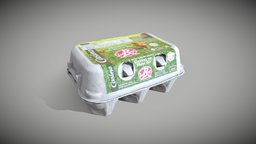 Egg box paris, food, egg, carton, chicken, eggs, box, antoine, dresen, adresen, photogrammetry