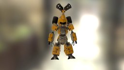 Forgotten Metabee rust, old, medabots, metabee, substancepainter, substance, anime, robot
