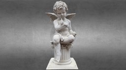 Baby Angel baby, angel, decorative, supernatural, cupid, cherub, angelic, biblical, rawscan, sculpture, marble-sculpture, babyangel, realityscan