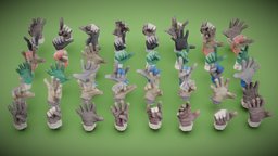 48 Garden Gloves Collection grass, garden, people, pose, work, nails, cover, used, dirt, protection, posed, dirty, fingers, glove, protective, wear, gloves, workwear, character, female, male, hand