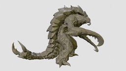 zTRILOPOD insect, beast, trilobite, comic, bug, giant, kaiju, godzilla, comicbook, dopepope, idw, mattfrank, trilopod, creature, zbrush, monster