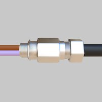 CCG E1EX/E1EX-U EXD BRASS NICKEL PLATED GLAND marine, gland, nut, maritime, bhglobal, bh-estore, benghui, ship