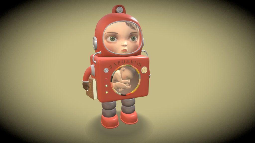 Princess Sputnik is inspired upon Mark Ryden's enchanting painting of a little space girl.
It is my favourite of his collection &ldquo;The Meat Show