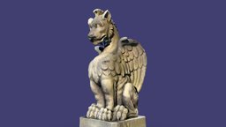 GARGOYLE 3d-scan, store, newyork, trnio, cultural-heritage, photogrammetry, scan, 3dscan, sculpture, download
