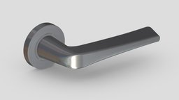 Zoo Hardware Satin Stainless Steel Door Handle office, room, modern, plate, exterior, element, key, lock, module, classic, handle, metal, part, minimalist, fittings, locking, knob, levers, design, house, wood, building, plastic, interior, door