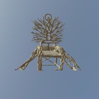 Angelic Throne Scan trees, tree, life, angel, angels, throne, furniture, art, of