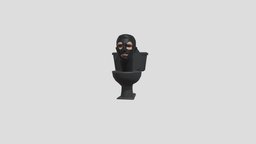 Skibidi toilet robber toilet, skibidi