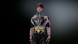 SOLDIER WARRIOR VX-6534 warrior, soldier, unreal, robotic, cyberpunk, realistic, men, unrealengine4, charactermodel, freemodel, peoples, rigged-character, cyberpunk-2077, nft, charactermodeling, game, gameasset, free, characterdesign, rigged, gameready, people-models, nftart