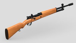 FR8 Carbine rifle, grenade, assault, high, soldier, revolver, army, handgun, carbine, generic, semi, long, submachine, defense, equipment, firearm, vr, bullpup, ar, firearms, automatic, machine, battle, pistol, sniper, launcher, personal, semi-automatic, weapon, asset, game, 3d, low, poly, military, shotgun, gun, gear, war, "light", "multiple-barrel"