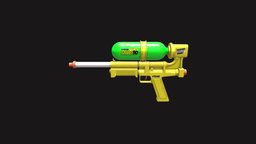 Super Soaker Memory. rifle, props, gameart, gameasset, gun