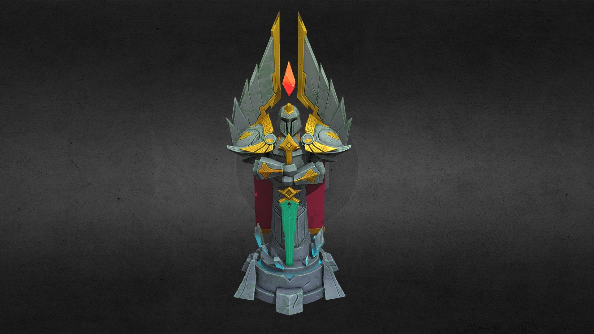 Turret - Fanart LOL - 3D model by Tzitzi Ha (@tronghh.TzitziHa) 3d model