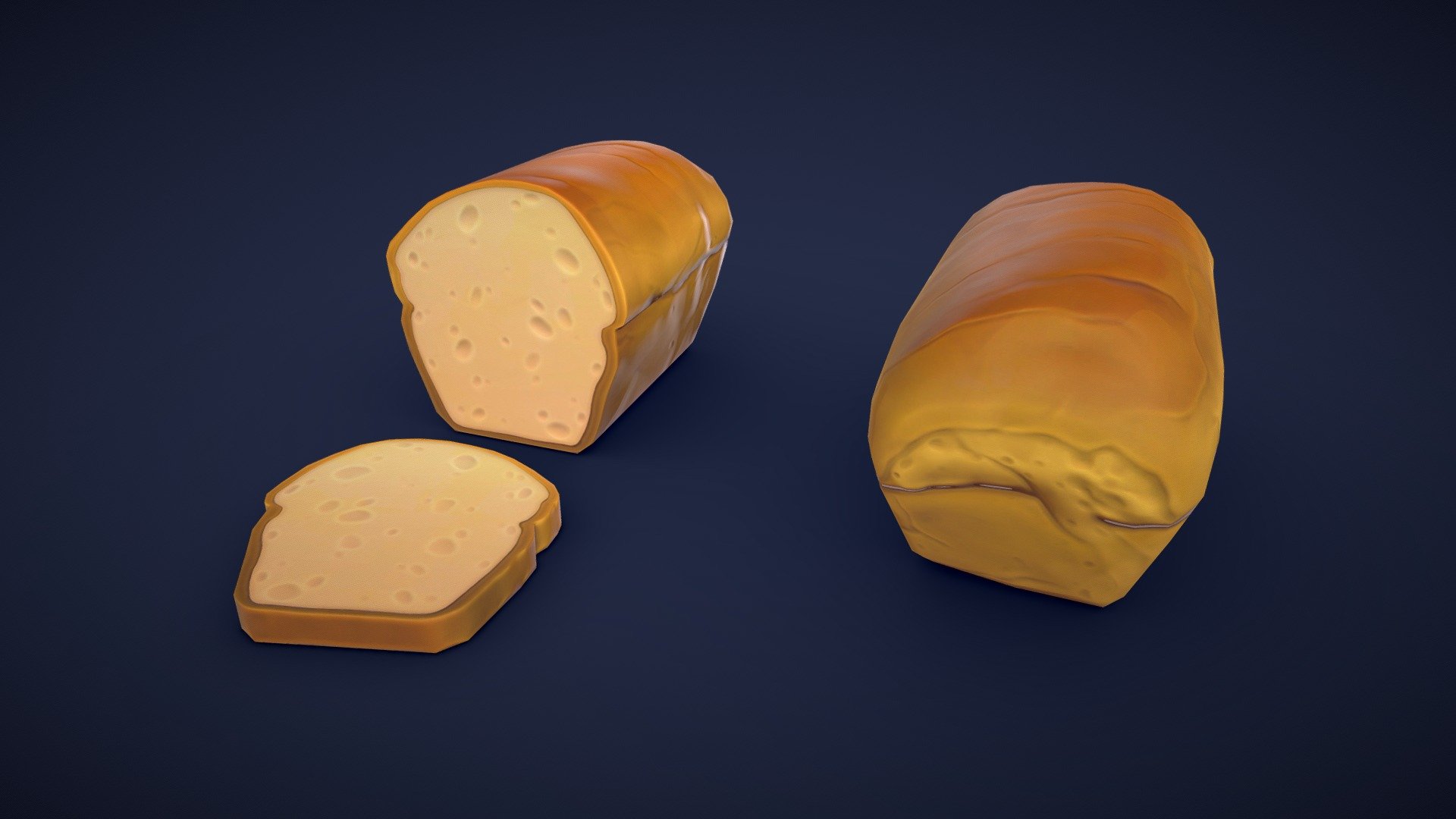 Are you looking for a delicious stylized bread to spice up your project? Look no further than this 3D asset pack, which includes 3 different stylized bread meshes. All models are low-poly and optimized for performance and quality. Whether you’re creating a bustling bakery scene or adding a unique touch to your game environment, these assets will add some detail to your project!🍞

Model information:




Optimized low-poly assets for real-time usage.

Optimized and clean UV mapping.

2K and 4K pbr textures for the assets are included.

Compatible with Unreal Engine, Unity and similar engines.

All assets are included in a separate file as well.
 - Stylized White Bread - Low Poly - Buy Royalty Free 3D model by Lars Korden (@Lark.Art) 3d model