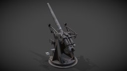 QF 3-inch 20 cwt ww2, aa, deck, anti, naval, aircraft, cannon, ww1, destroyer, qf, gun, qf-3, bristish