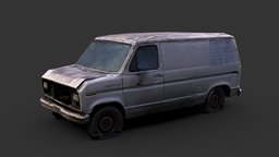Graffiti Van Template truck, white, challenge, van, urban, template, rusty, painting, junk, graffiti, grunge, cargo, utility, vandalism, vehicle, lowpoly, free, graffitichallenge, noai