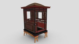 Taiwan God’s Palanquin(神轎) taiwan, historical, chinese, palanquin