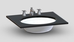TOTO Waza Barocco Undercounter Lavatory room, modern, bathroom, bath, cast, shower, nexus, classic, toilet, tub, vr, ar, toto, rest, iron, freestanding, restroom, clayton, toilets, soaker, 3d, design, air, concept, interior, washlet, amies