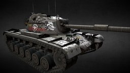 M48A1 Patton Pit Bull worldoftanks, patton, wotblitz