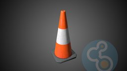Traffic Cone traffic, unreal, cone, theorystudios, unity, game, blender