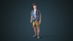 Facial & Body Animated Casual_M_0041 people, 3d-scan, photorealistic, rig, 3dscanning, bikini, 3dpeople, iclone, reallusion, cc-character, rigged-character, facial-rig, facial-expressions, character, game, scan, 3dscan, man, animation, animated, male, rigged, autorig, actorcore, accurig, noai