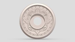 Classic Ceiling Medallion 11 kit, room, exterior, element, ceiling, architectural, ornament, molding, cornice, classic, medallion, gothic, bash, decor, corbel, details, rosette, classical, kitbash, finishes, pilaster, cartouche, acanthus, 3d, design, house, home, decoration, interior, temple