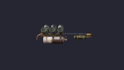 Toxic Flamethrower substancepainter, substance