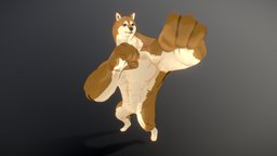 Swole Doge doge, shibainu, swole, cheems, shibadog
