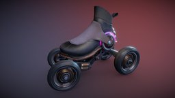Sci-Fi Futuristic Rollerskate quad, shoe, fiction, skate, cyberpunk, boot, shoes, boots, science, footwear, skates, rollerskate, rollerblades, futuristic