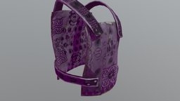 Armagedon Metal Chest Plate 3dcoat, 3d-coat, metalchestplategameskinsrustplayornamentation